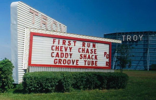 Troy Drive-In Theatre - Old Photo